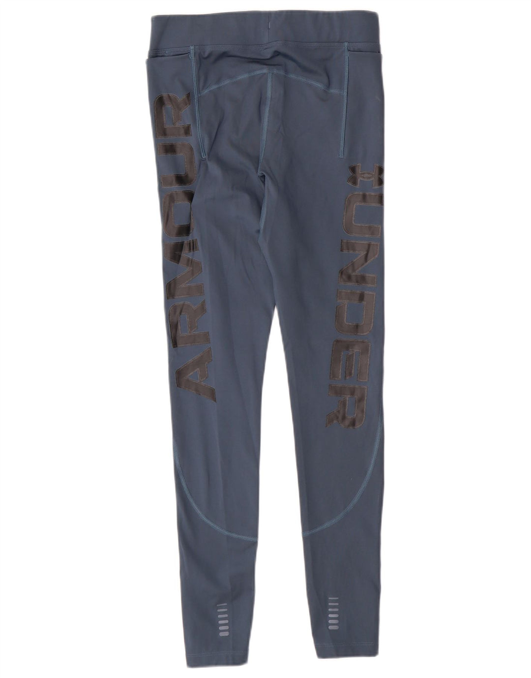 Under Armour Dame Compression Graphic Leggings UK 12 Medium Blue Sports