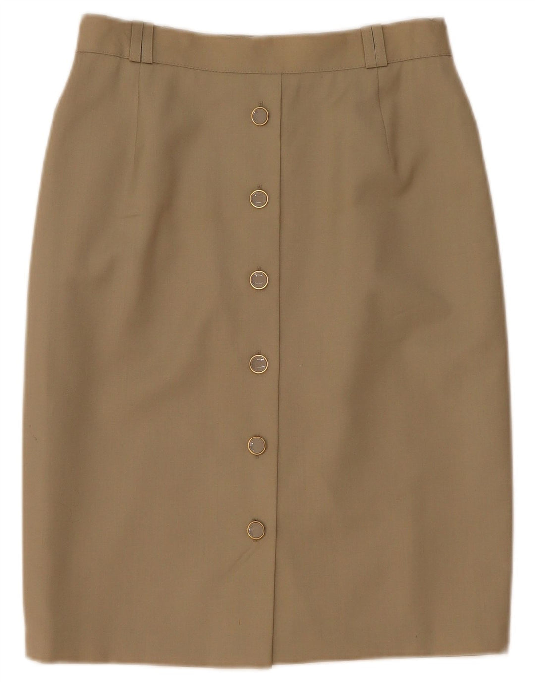 Bianca lige nederdel til kvinder EU 40 Medium W28 Beige Ny uld