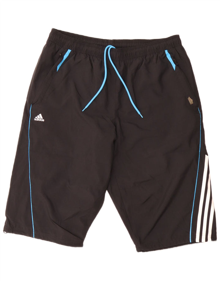 Adidas Herre F50 Grafiske Bermuda-sportshorts Stor sort polyester