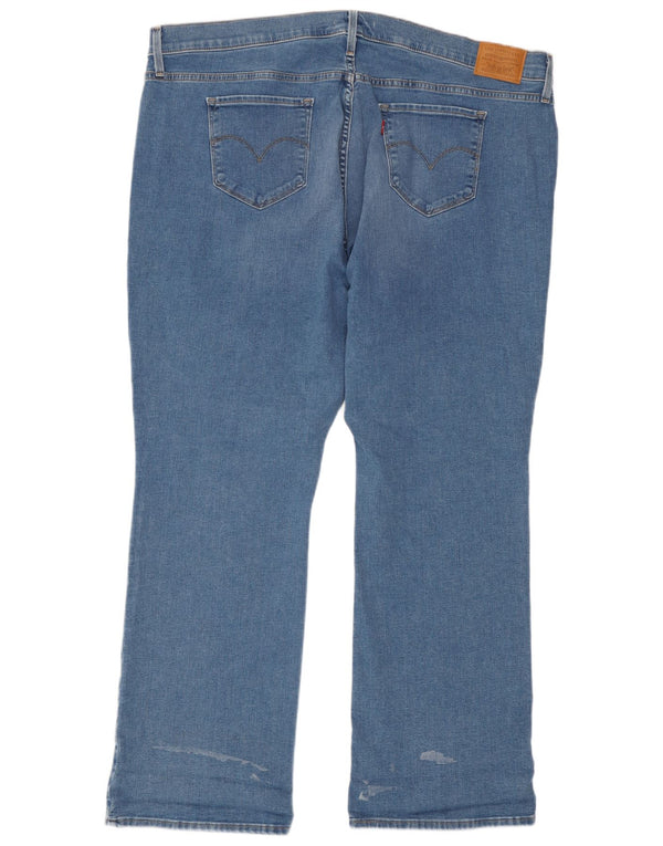 Levi's Dame 315 Shaping Bootcut Jeans US 22 3XL W44 L30 Blå Bomuld