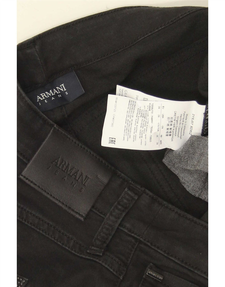 Armani Dame Flared Jeans W29 L35 Sort Bomuld