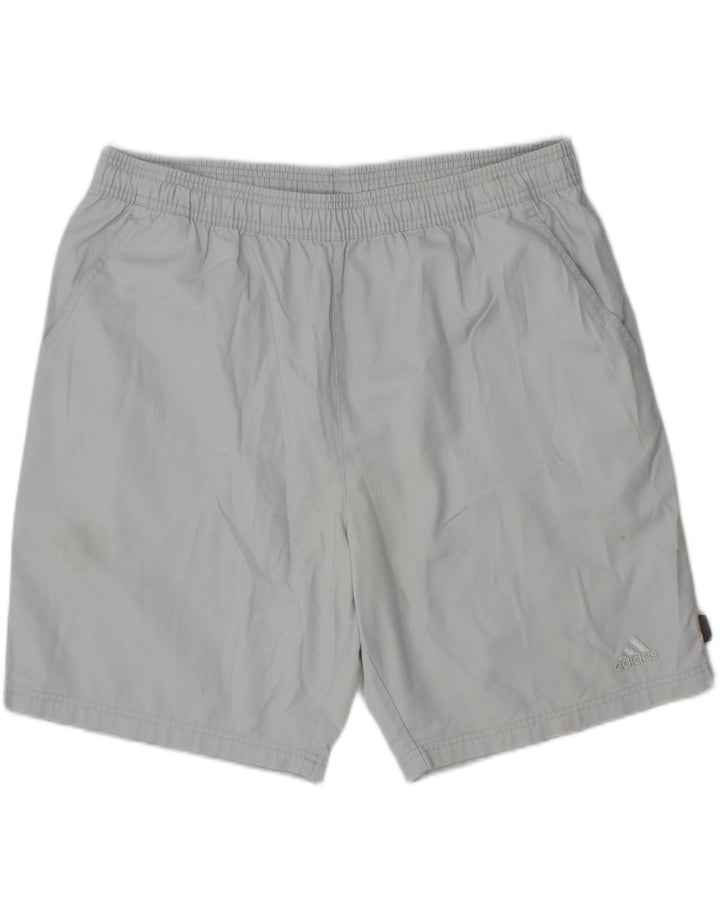 ADIDAS Mens Sport Shorts XL  Grey Cotton Vintage Adidas and Second-Hand Adidas from Messina Hembry 
