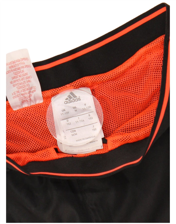 ADIDAS drenge MESSI træningsdragt bukser jogger 11-12 år sort polyester