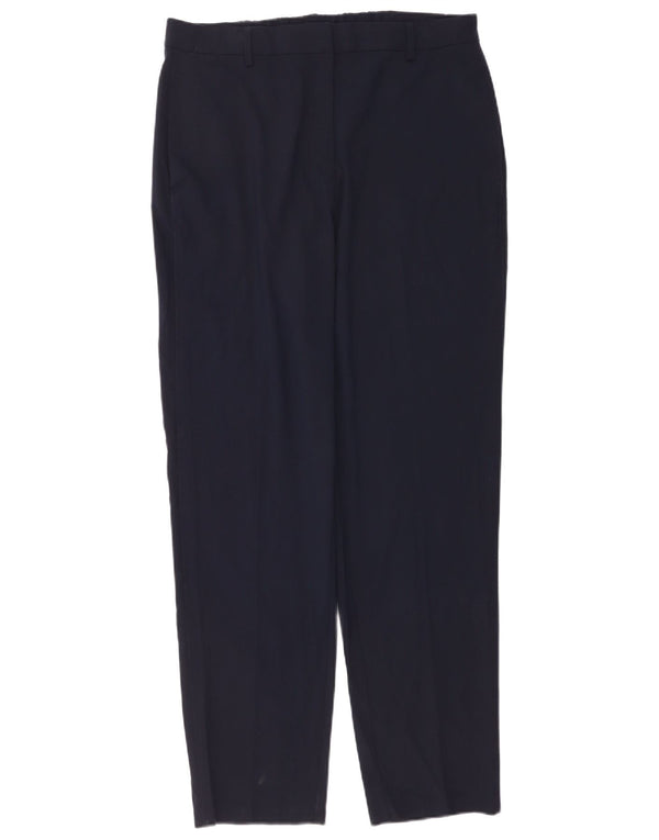 Marks & Spencer koniske chinobukser til kvinder UK 14 Large W34 L30 Marineblå