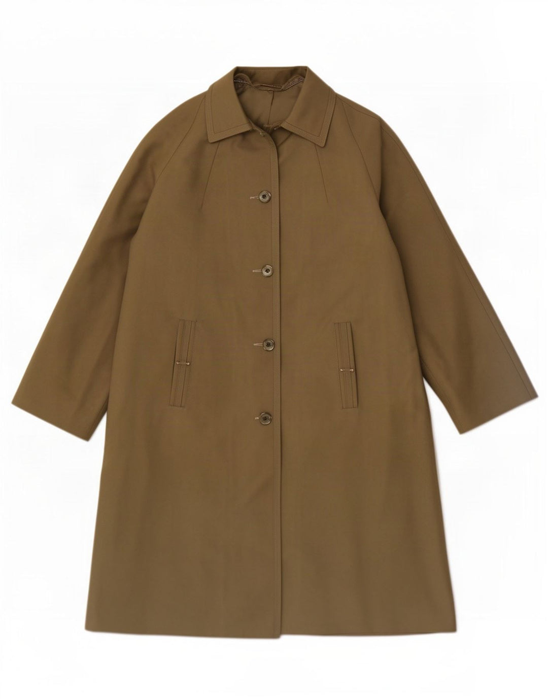 Dunnimac Dame Overfrakke UK 14 Medium Khaki Polyester