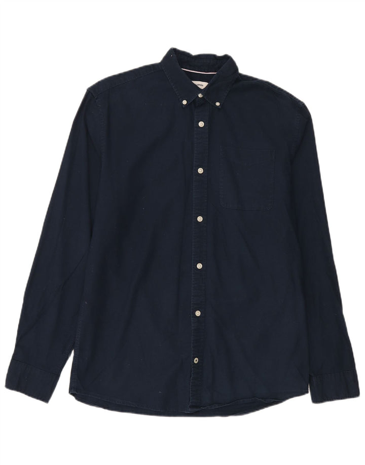 Jack & Jones herreskjorte medium marineblå bomuld