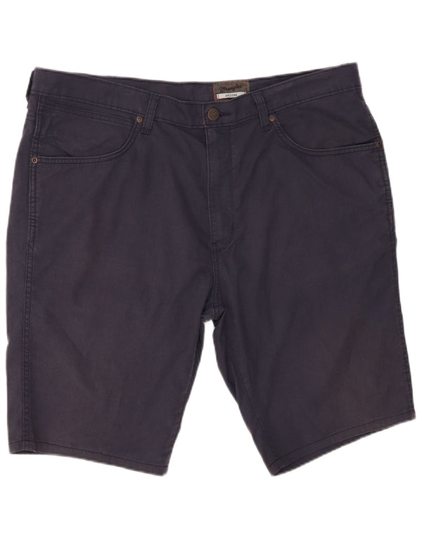 Wrangler Herre Arizona Stretch Casual Shorts W40 XL Marineblå Bomuld