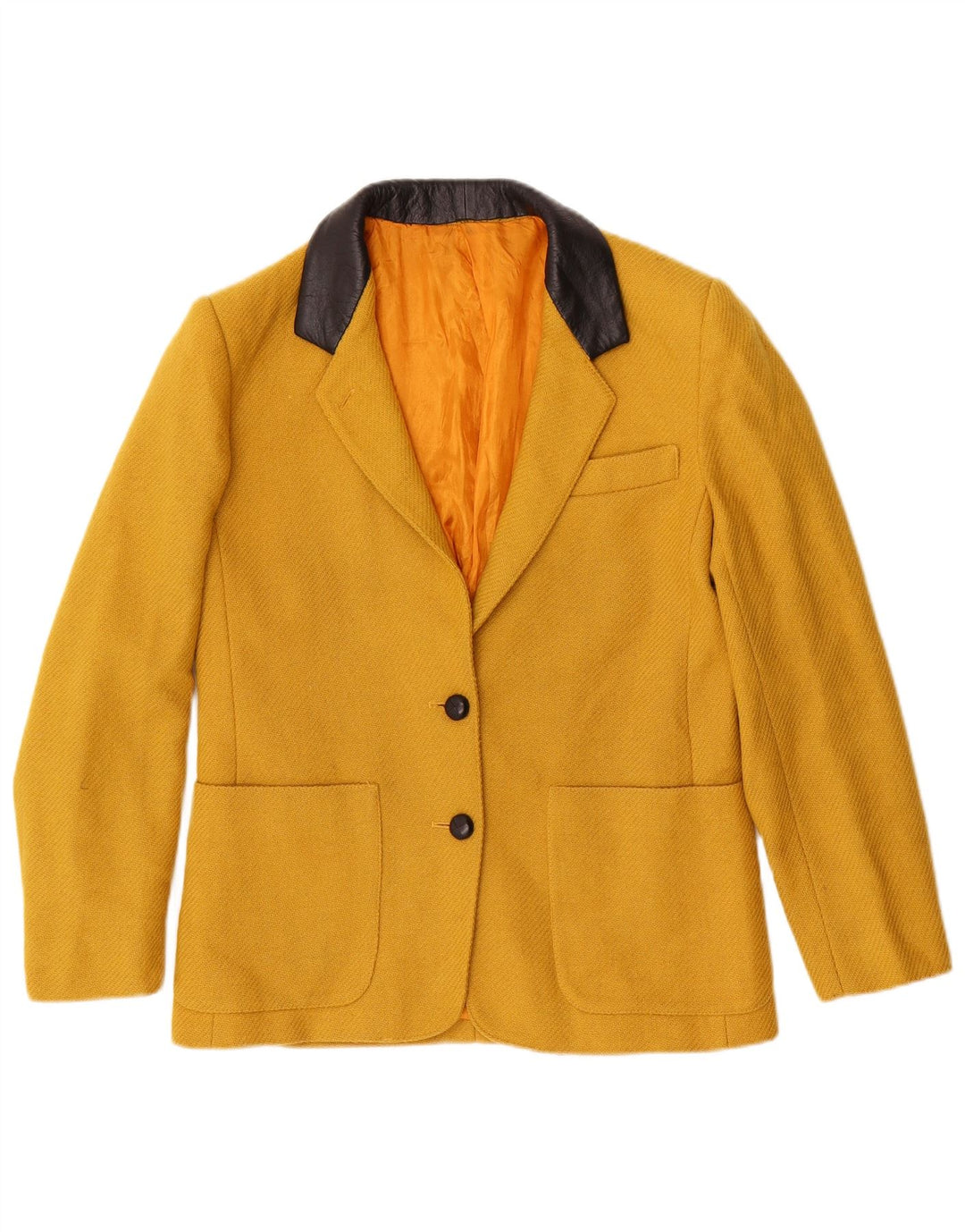 PENNY BLACK Dame 2-knaps blazerjakke UK 10 Small Yellow Colourblock