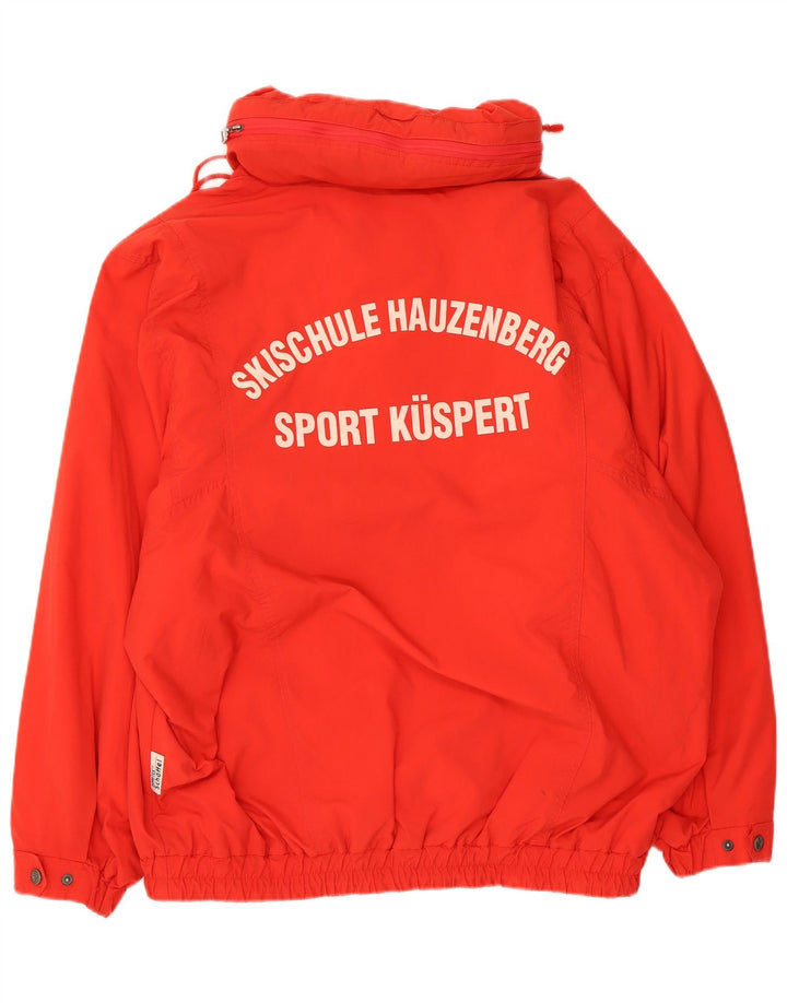 Schoffel Herre Grafisk Hætte Anorak Jakke IT 52 XL Rød Nylon