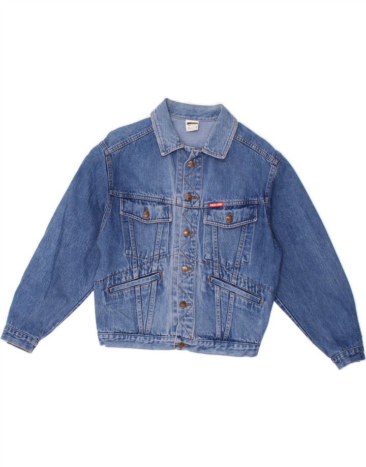 AMERICANINO Boys Denim Jacket 15-16 Years Small Blue Cotton Vintage Americanino and Second-Hand Americanino from Messina Hembry 