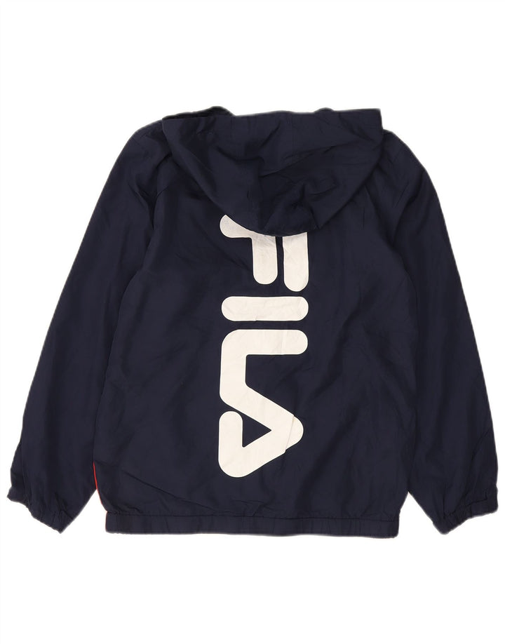 Fila Boys Grafisk træningsdragt Topjakke 11-12 år Navy Blue Colourblock