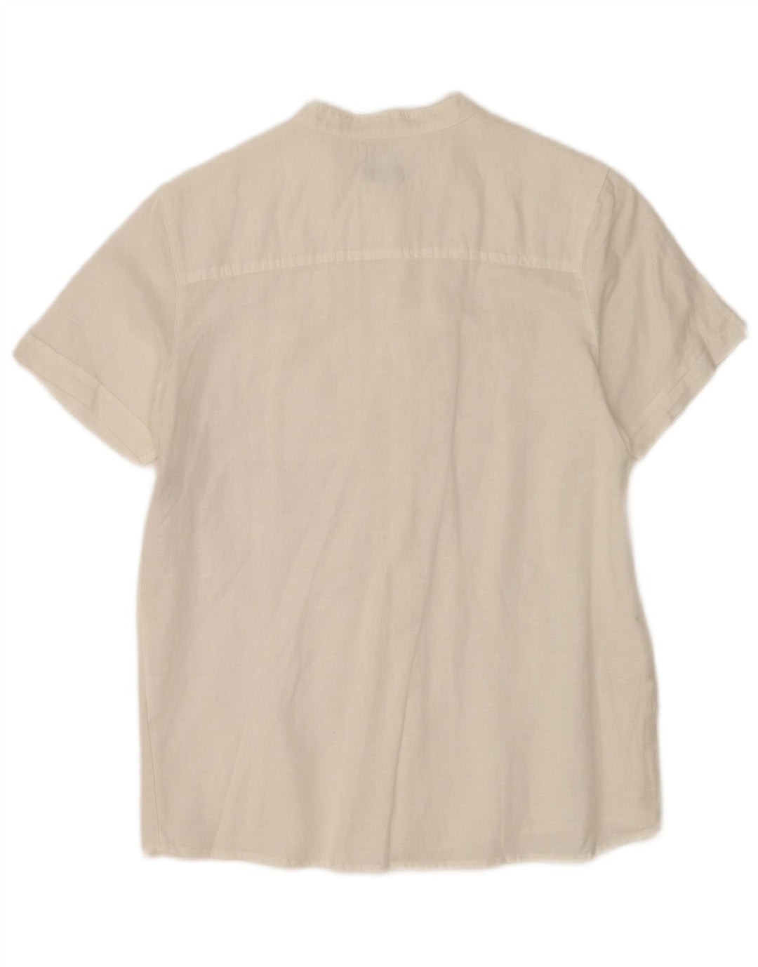 Benetton Boys kortærmet skjorte 11-12 år 2XL Hvid hør