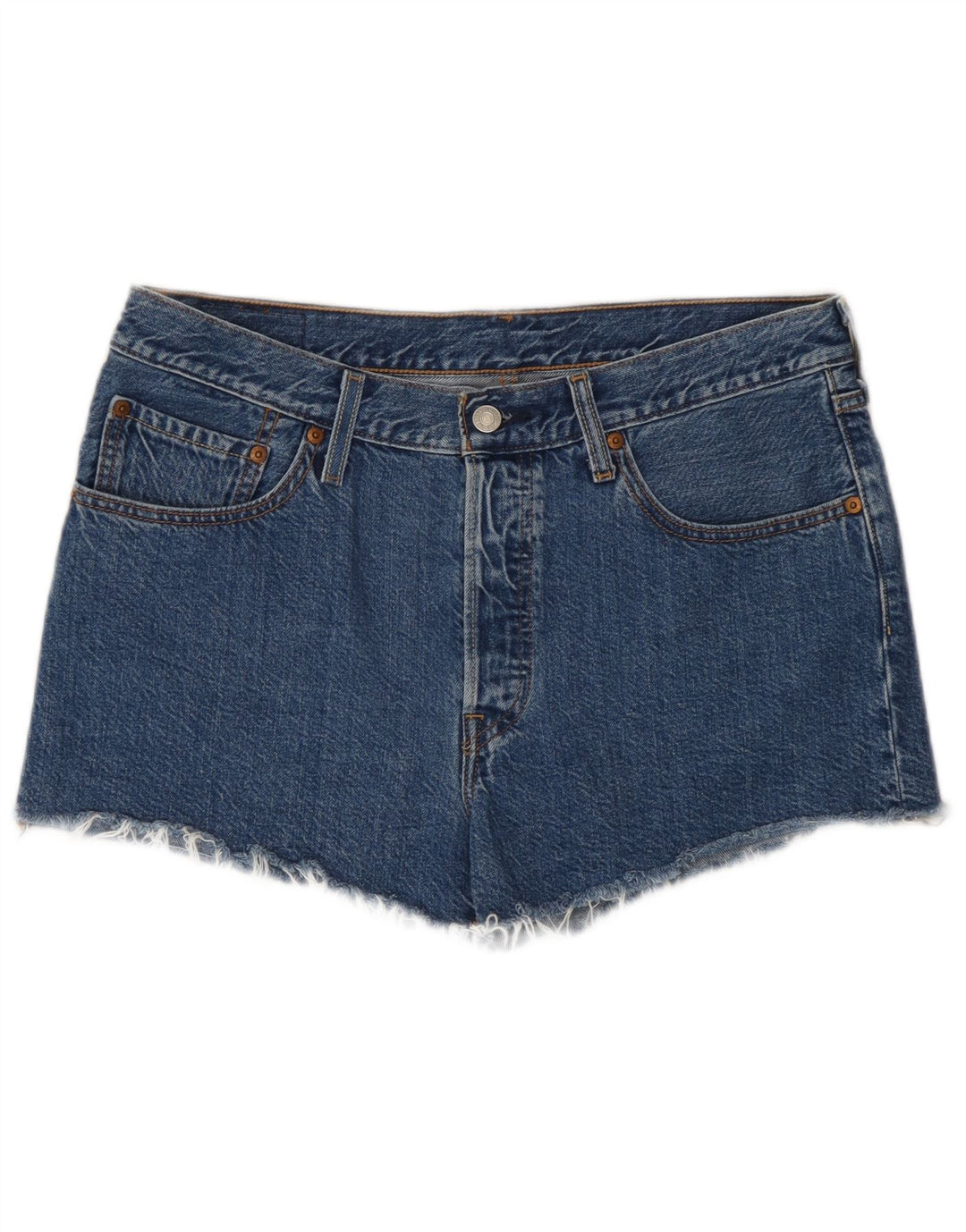 Levi's Womens 501 denimshorts W31 Medium Blue Bomuld