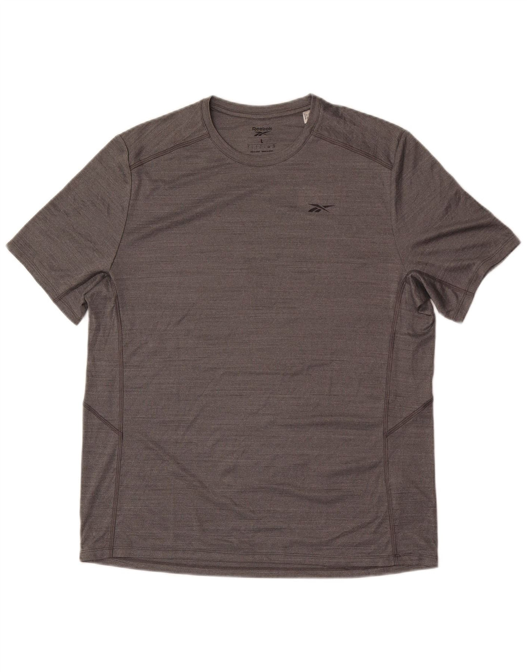 Reebok Herre T-Shirt Top Stor Grå Polyester