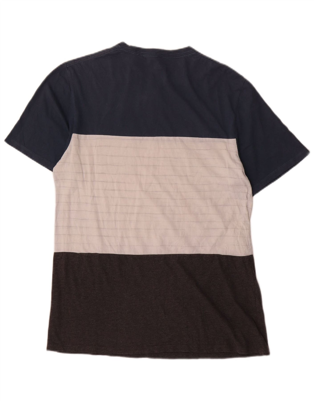 O'Neill Herre Modern Fit T-Shirt Top Lille Blå Colourblock Bomuld