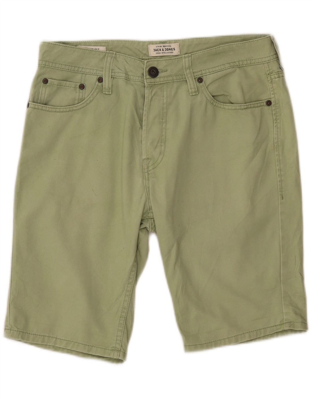 JACK & JONES Herre Regular Fit denimshorts W30 Mellemgrøn bomuld
