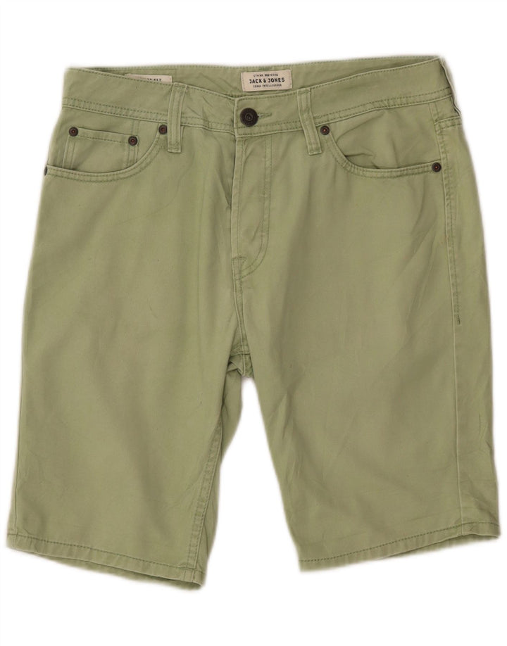 JACK & JONES Herre Regular Fit denimshorts W30 Mellemgrøn bomuld