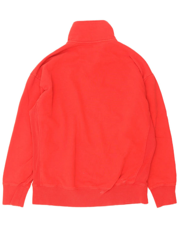 Superdry Sweatshirt med lynlås til mænd, stor rød bomuld