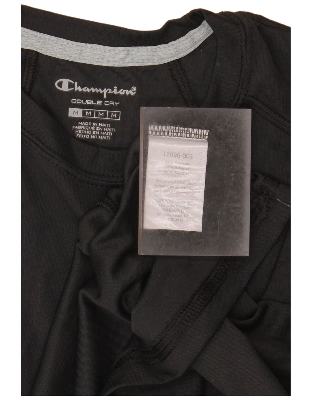Champion Herre Dobbelt Dry Vest Top Medium Sort Polyester