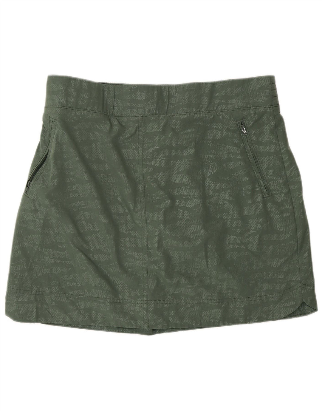 Orvis Womens High Waist Skort UK 18 XL Grøn Camouflage Polyester