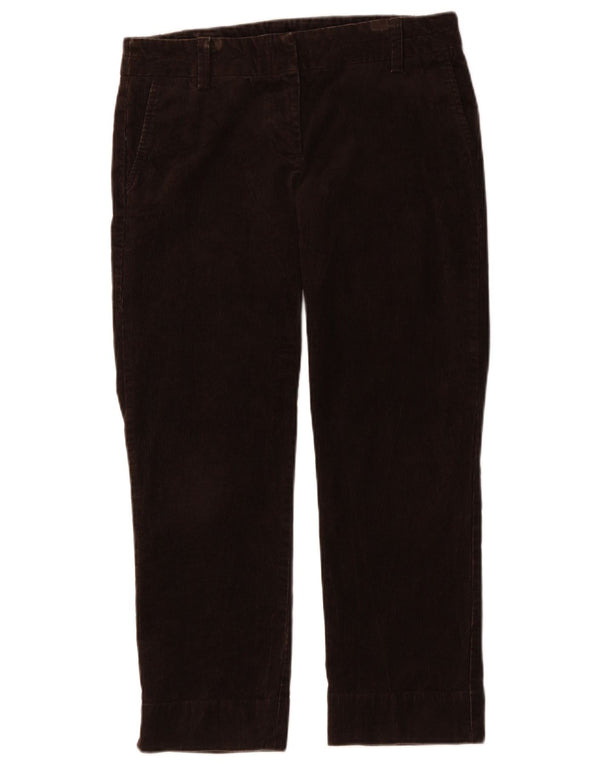 J. Crew Dame City Fit Crop Corduroy Bukser US 6 Medium W32 L26 Brun