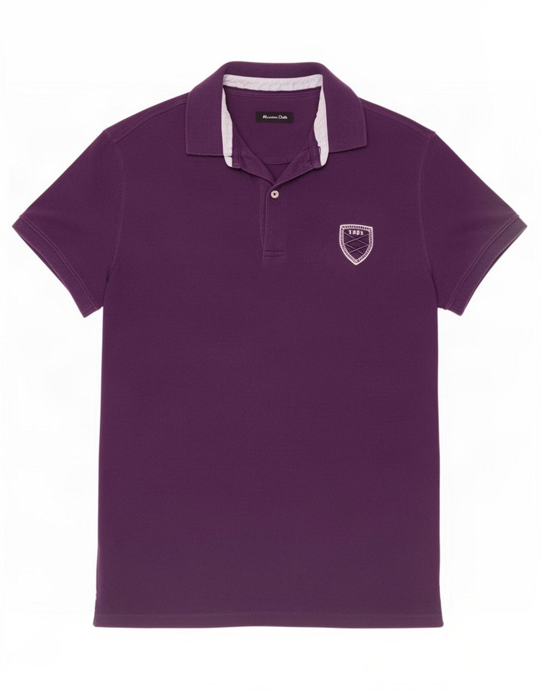 Massimo Dutti Herre poloshirt Medium Lilla Bomuld