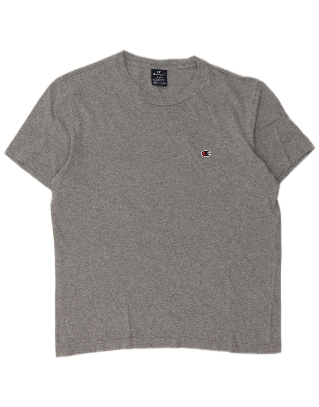 Champion Herre T-Shirt Top Stor Grå Flecked