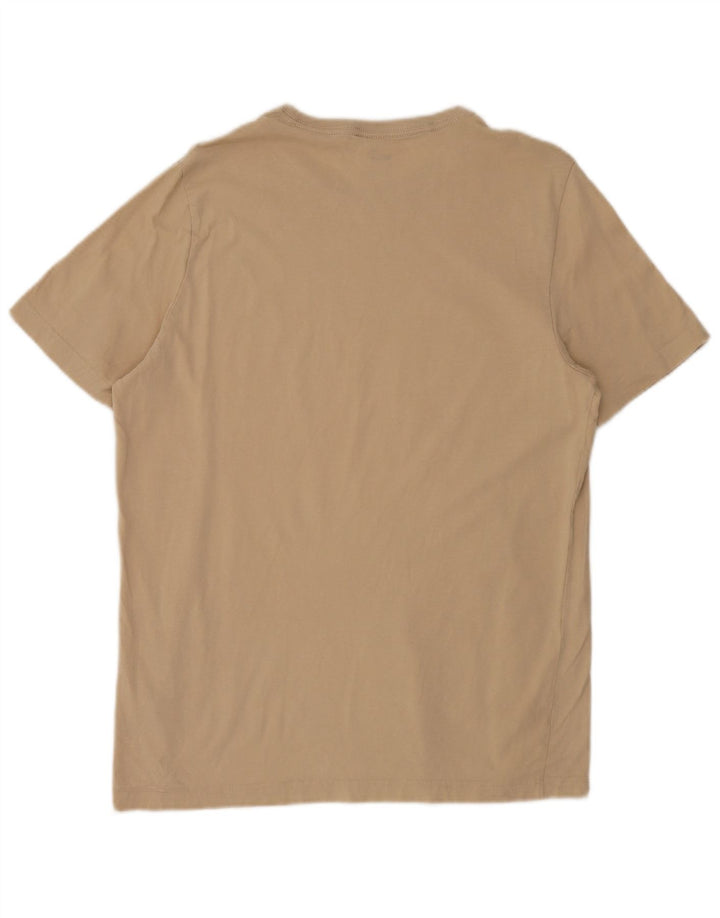 Puma Grafisk T-Shirt Top UK 14 Medium Beige