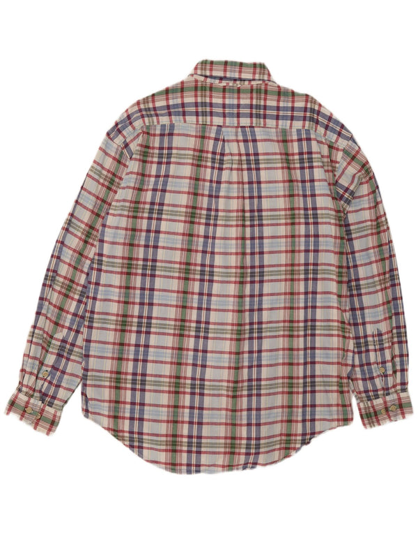 Tommy Hilfiger herreskjorte XL flerfarvet ternet bomuld