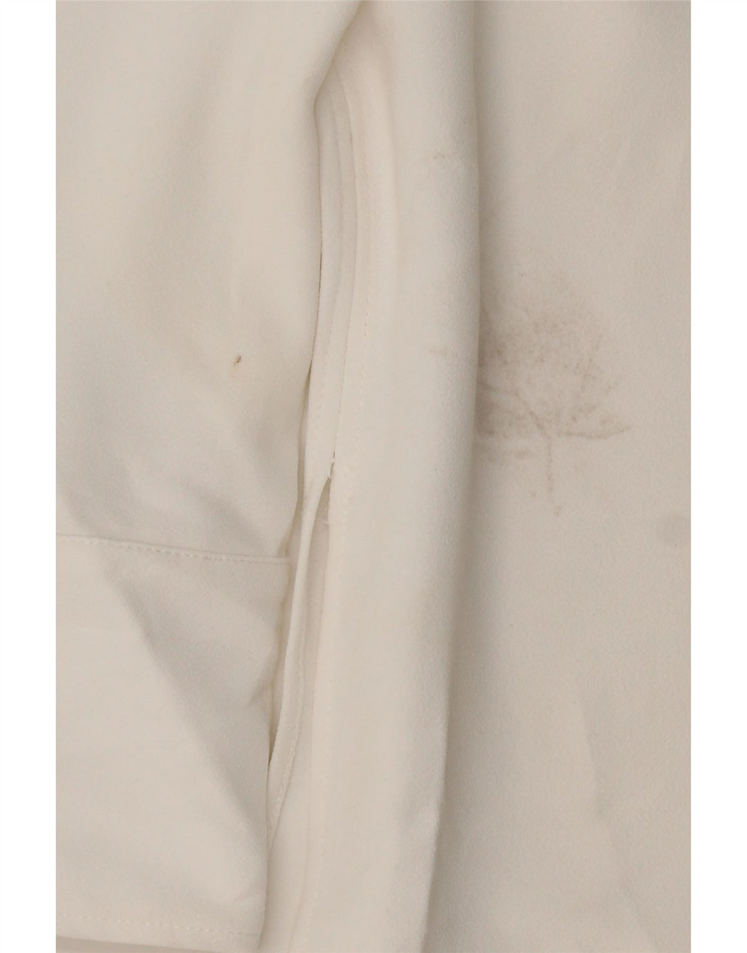 Zara Dame Langærmet Bluse Top UK 16 Large White
