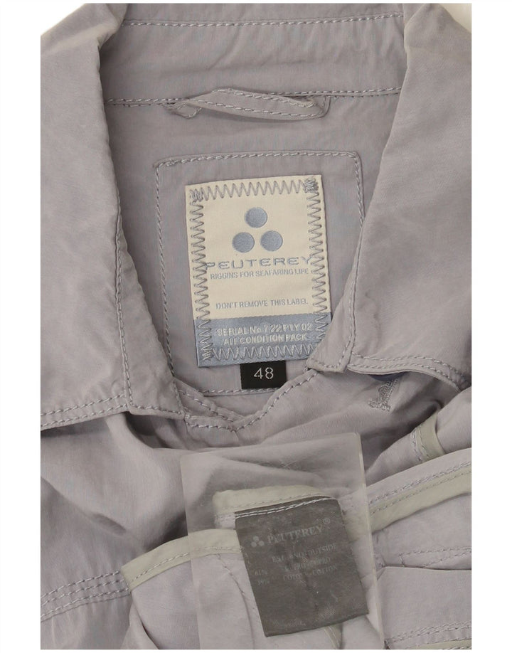 PEUTEREY Kvinder Utility Jacket IT 48 XL Grå Cupro