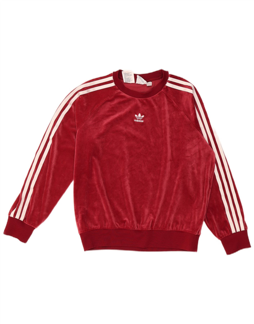 Adidas Pige Loose Fit Sweatshirt Jumper 12-13 År Burgundy Polyester