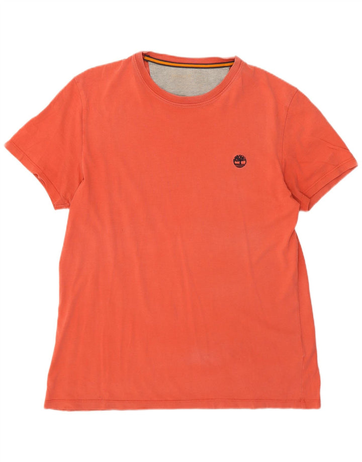 Timberland Herre Slim Fit T-Shirt Top Medium Orange