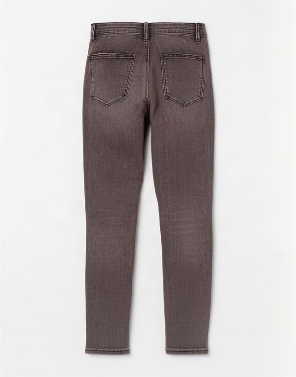Zara Dame Højtalje Skinny Jeans EU 36 XS W26 L28 Grå