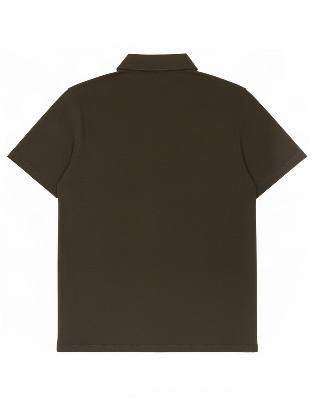 All Saints Herre Polo Shirt Stor Khaki Bomuld