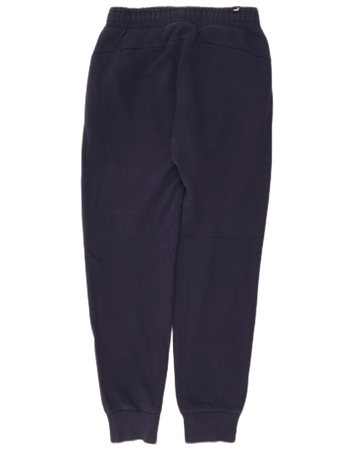 PUMA Womens Tracksuit Trousers Joggers UK 8 Small  Navy Blue