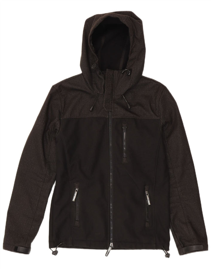 Superdry Herre The Windtrekker regnjakke UK 36 Small Black Colourblock