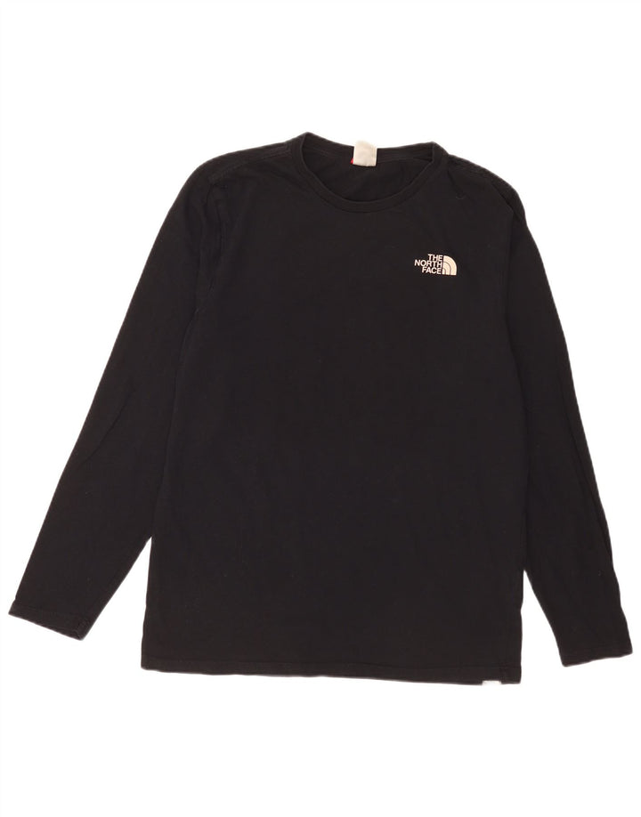 The North Face Herre Grafisk Top Langærmet Medium Sort Bomuld
