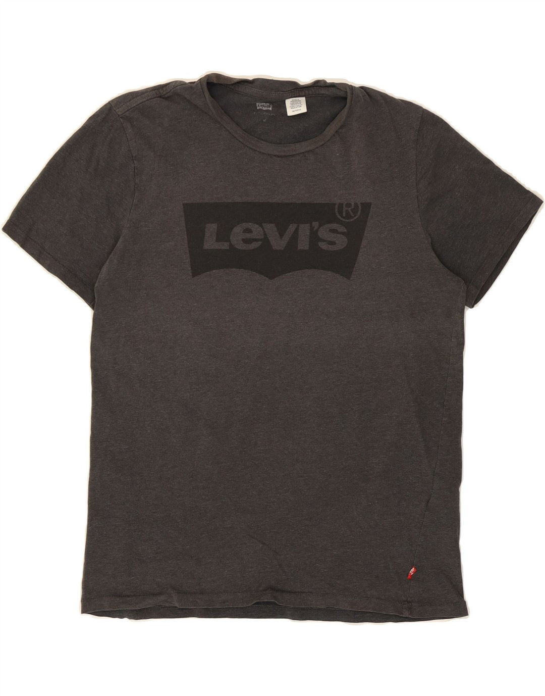 LEVI'S Mens Graphic T-Shirt Top XS Grey Cotton Vintage Levi's and Second-Hand Levi's from Messina Hembry 