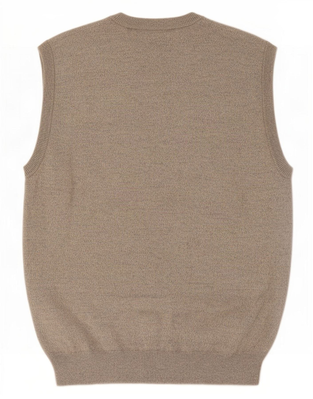 Marks & Spencer Herrevest Tank Top Medium Beige Flecked Bomuld
