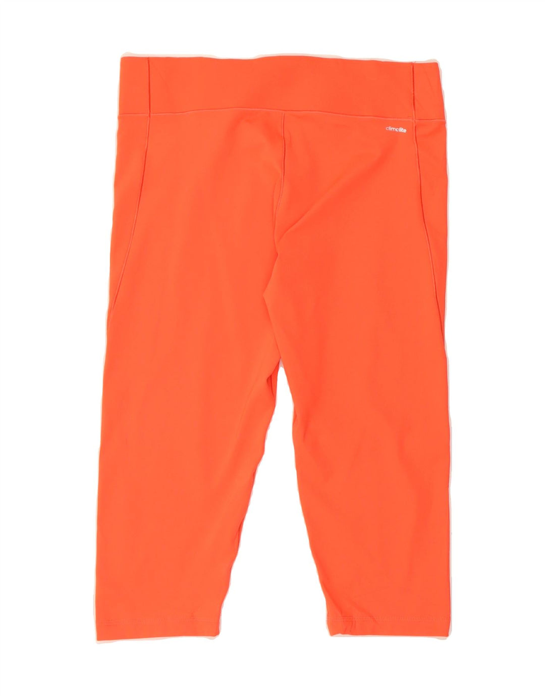 ADIDAS Womens Climalite Capri Leggings UK 16/18 Large Orange Polyester Vintage Adidas and Second-Hand Adidas from Messina Hembry 