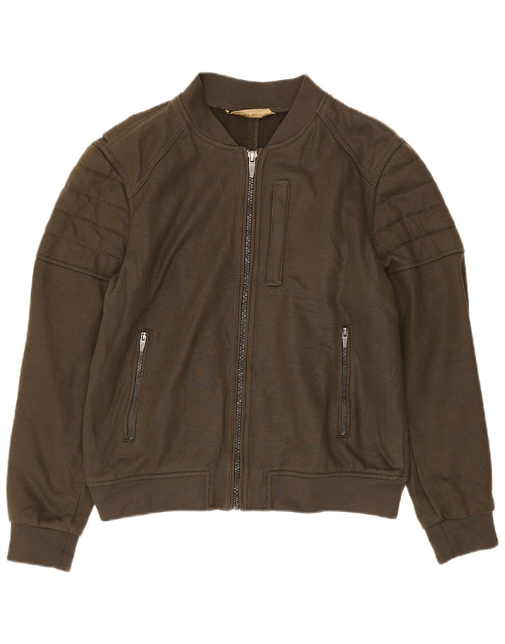 Zara Træningsdragt til mænd Topjakke XL Khaki Polyester