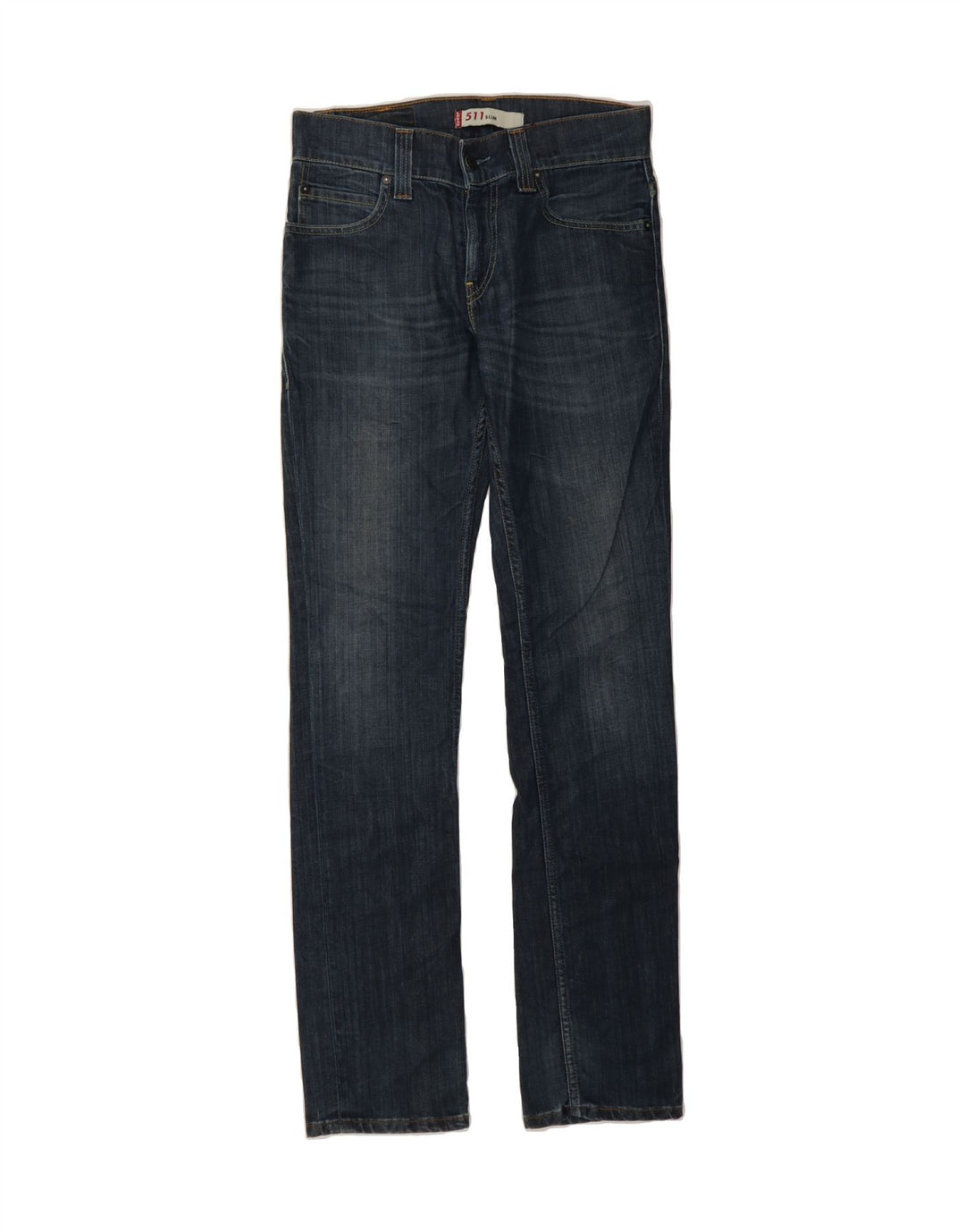 LEVI'S Mens 511 Slim Jeans W30 L34 Navy Blue Cotton Vintage Levi's and Second-Hand Levi's from Messina Hembry 