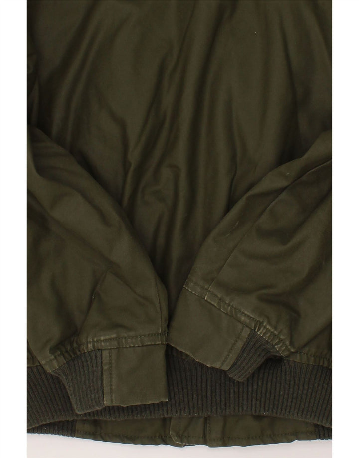 KAPPA Boys Bomber Jacket 3-4 Years Small  Khaki Cotton Army Vintage Kappa and Second-Hand Kappa from Messina Hembry 