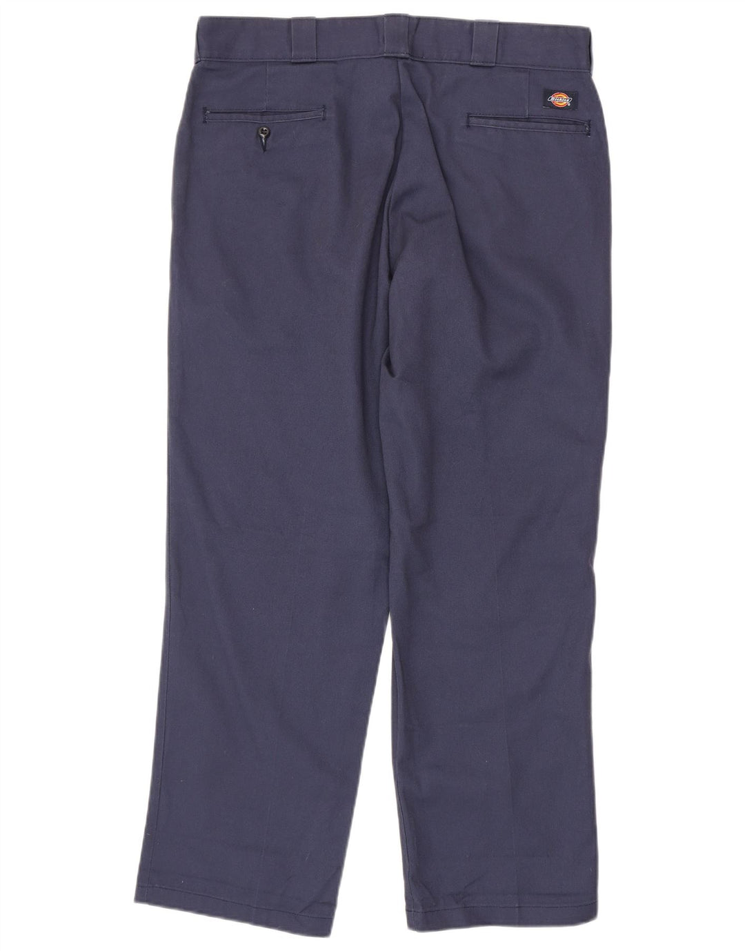 Dickies Straight Chino-bukser til mænd W38 L30 Marineblå polyester