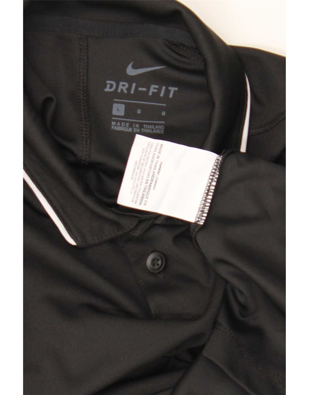 Nike Boys Dri Fit Polo Shirt 12-13 Years Large Sort Polyester
