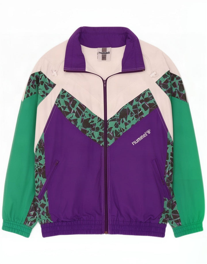 Hummel Træningsdragt topjakke til mænd UK 40 Medium Multicolored Colourblock