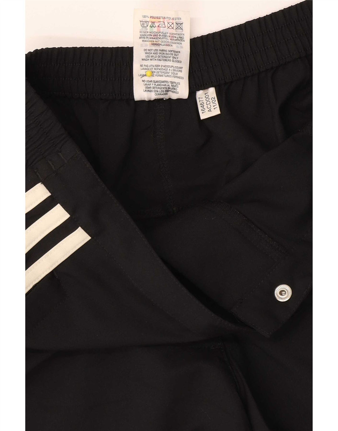 Adidas Womens Climalite Casual Shorts UK 12 Medium W28 Black Polyester