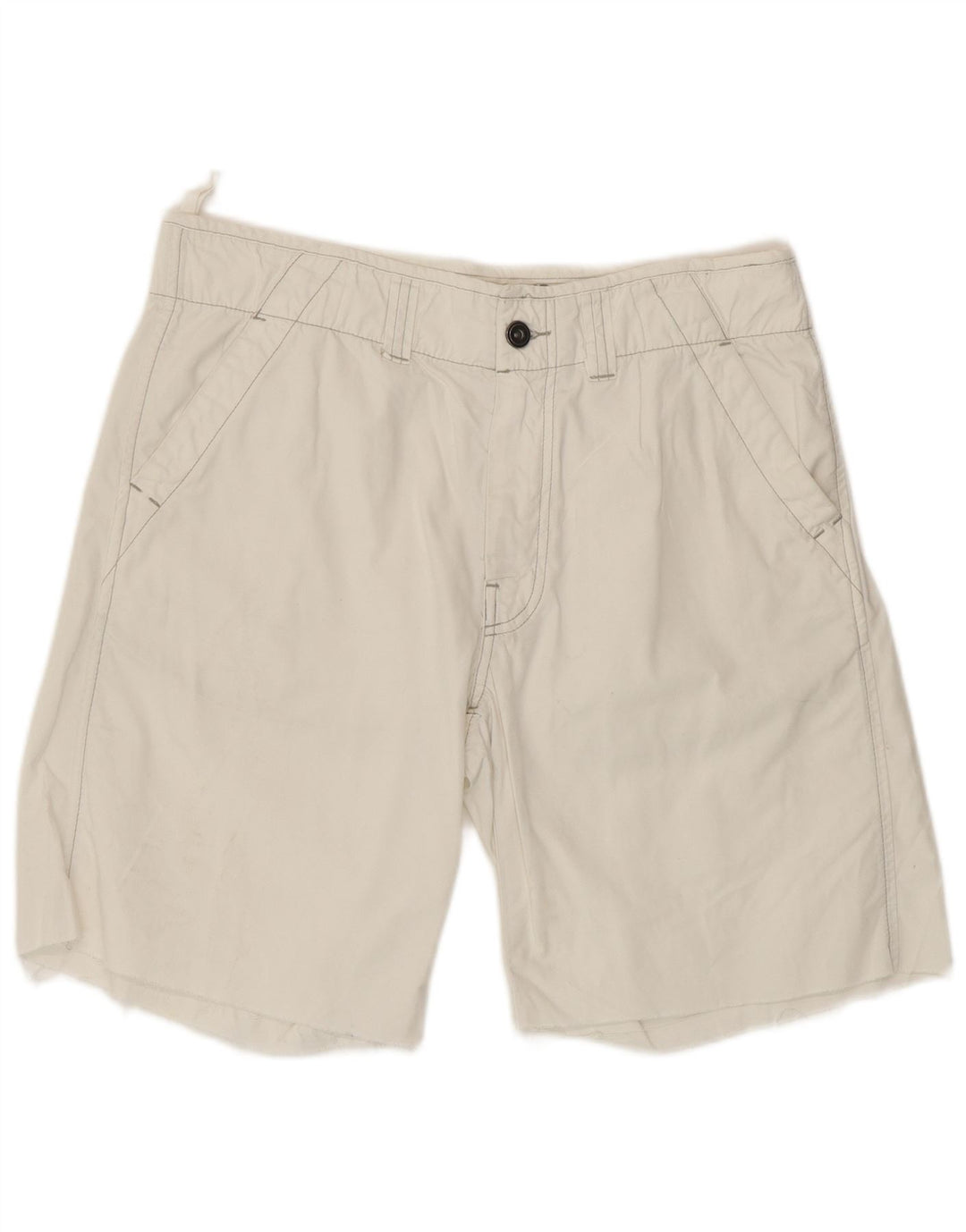 Murphy & Nye Herre Chino Shorts Large W34 White Bomuld