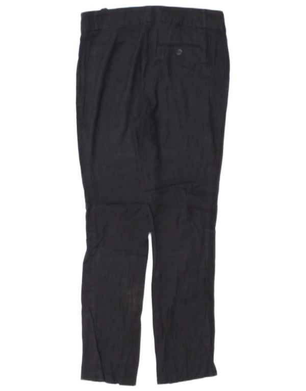 Marks & Spencer Dame Casual Bukser UK 10 Small W32 L29 Navy Blue
